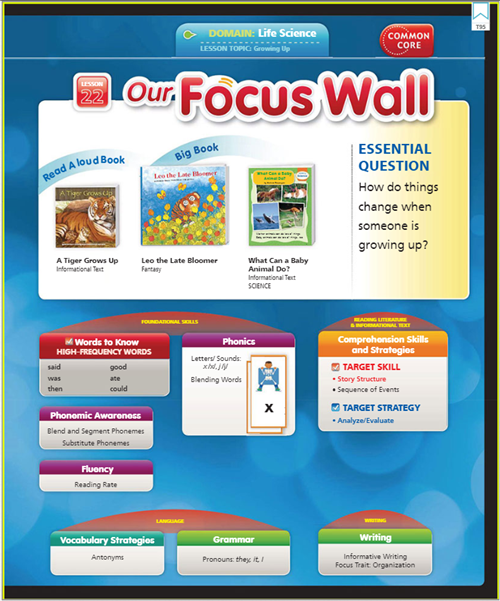 Focus Wall April 20th-April 24th 